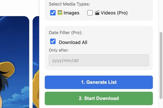 Generate List Feature
